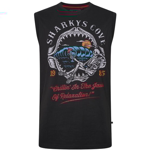 KAM Sharkeys Cove Vest Pirate Black